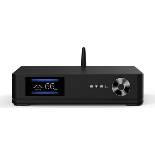 SMSL SA400 Hifi Power Amplifier High Resolution Bluetooth5.0 NJW1195 Super Bass Preamp Output APT-X XLR RCA With Remote Control