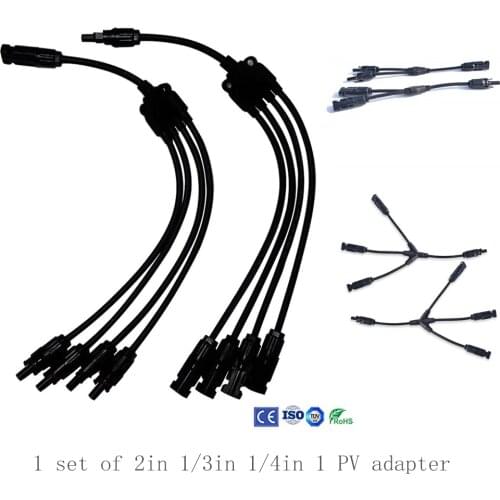 Solar connector Connection Female Male Solar Tool Y Type With Wire Cable Solar Wire pv PARALLEL BRANCH CONNECTORSY Branch Pane
