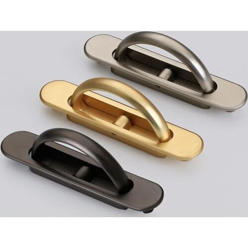 Modern Simple Hardware Hidden Handle Embedded Hidden Drawer Handle