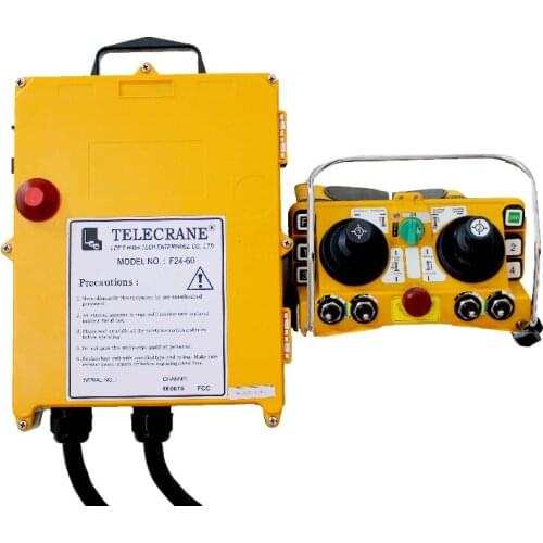Telecontrol F24-60 Industrial Universal Wireless Radio Remote Control Joystick Transmitter Receiver Control Solenoid Valve