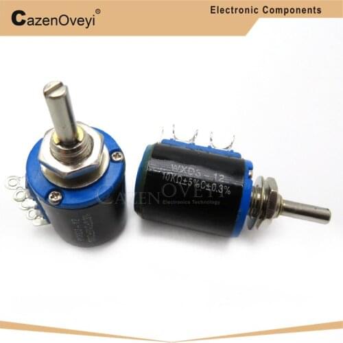 1PCS WXD3-12-1W 100 220 470 1K 2K2 3K3 4K7 10K 22K 33K 47K Ohm 100R 220R 470R 2.2K 3.3K 4.7K WXD3-12 1W Wirewound Potentiometer