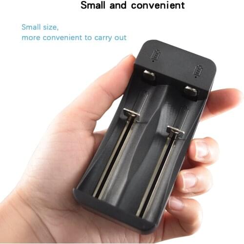 Palo 3.7V li ion lithium battery charger usb smart charger for li-ion rechargeable battery 14500 18650 16350 18500 26650 battery