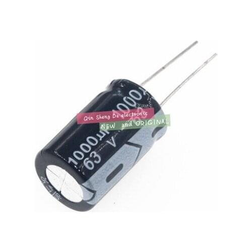 100PCS 63V1000UF 1000UF 63V Aluminum Electrolytic Capacitor 16*25mm