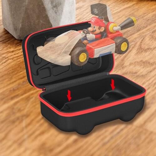 2021 Rondaful For Switch -Kart Storage Bag Kit Case Protection Case Waterproof Organizer Antislip Stand for Switch Accessories