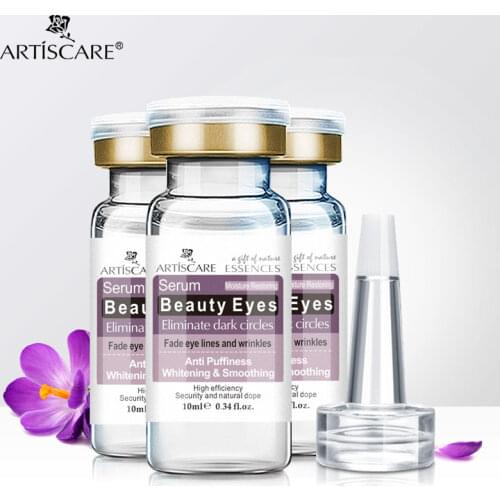 ARTISCARE Beauty Eyes Serum for Anti-Aging Anti Puffiness Dark Circles Fine Lines Removal Moisturizing Firming Eye Cream 3PCS
