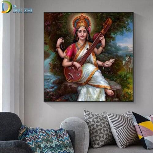 3D Diy Diamond Painting "Shiva Parvati Ganesha Figure" Square Round 5D Diamond Embroidery Mosaic Art Religious Hindu God Decor