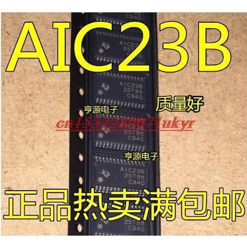 5pcs TLV320AIC23B TLV320AIC23BPWR silk screen AIC23B audio encoding and decoding chip