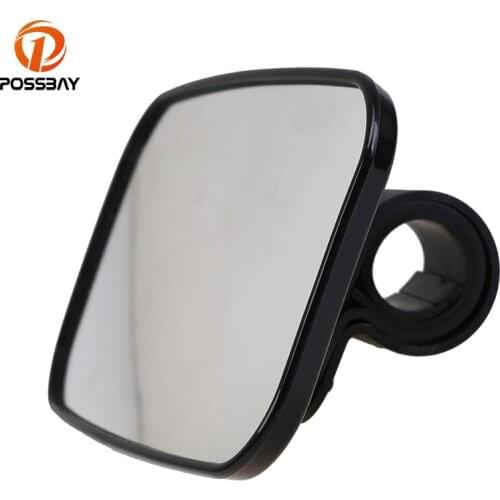 POSSBAY 1Set Motorcycle Rearview Mirrors Dirt Bike Parts With Mounting Clamps Universal for Most UTV Scooters Rear Side Mirror