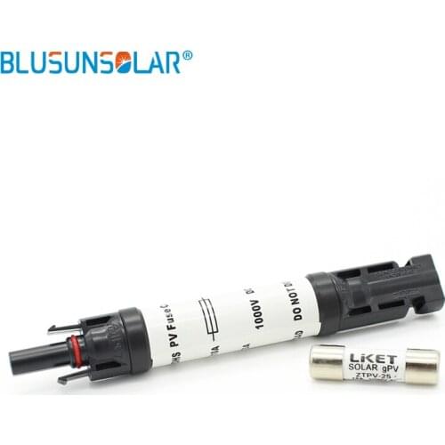 BLUSUNSOLAR Solar Compatible Solar PV In Line Fuse Connector Holder With solar Connector