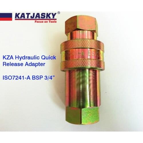 BSP3/4" KZA hydraulic quick connector ISO7241-A rubber seal ring for water oil interchangeable HANSEN HA15000,FASTER ANV