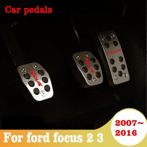 For Ford Focus 2 3 2007-2010 2011 2012 2013 2014 2015 2016 Parts Gas Brake Pedal Cover Car Styling Accessories