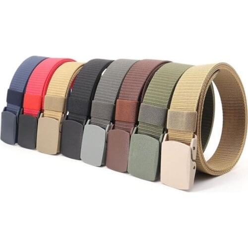 Mens Belts Fabric Nylon Belt military outdoor Tactical Belt Jeans Belt canvas Belt Smooth buckle Mens Casual Belt Unisex belt