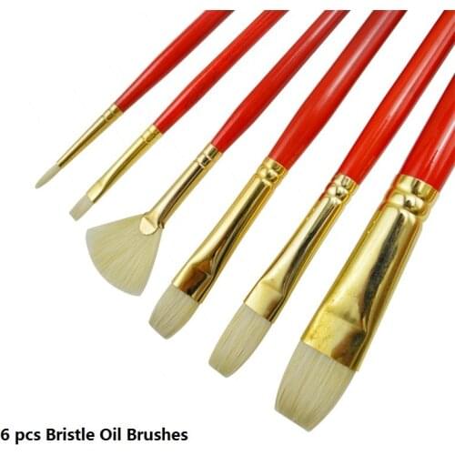 WINSOR&NEWTON High hardness Bristle paint brush Artist professional Oil Acrylic brush art supplies