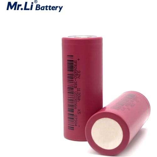 Mr.Li 26650 3.500mah lithium ion battery lifepo4 3.2v 3.5Ah cell LED/road light battery low temperature be use for pack