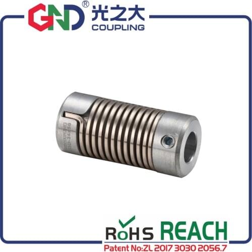 Coupler GND zinc alloy material flexible shaft couplings for micro motor and encoder coupling servo motorshaft