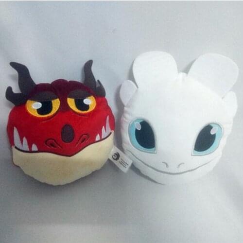 6inch How to Train Your Dragon 3 Plush Toy Light Fury Soft White Dragon Stuffed Doll