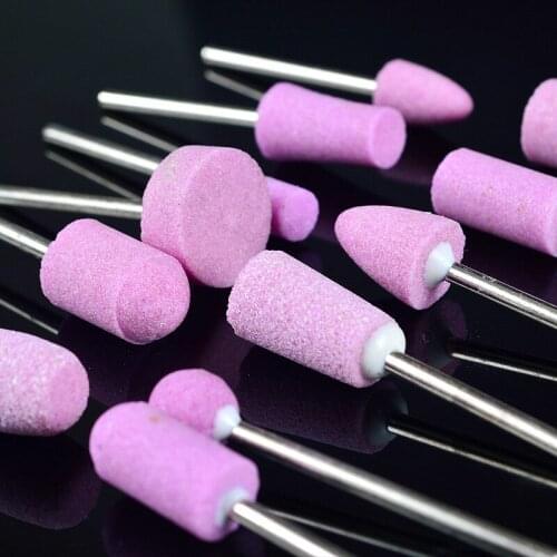 12pcs Milling Cutter for Manicure Ceramic Mill Manicure Machine Set Cutter for Pedicure Electric Nail Files Nail Drill Bit