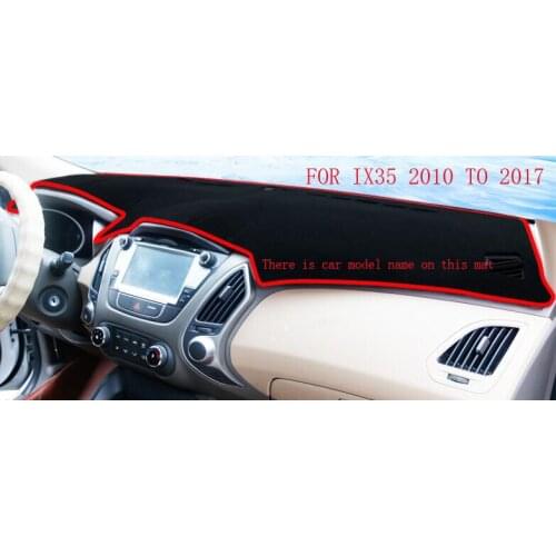 Car Dashboard Cover Carpet Sun Shade Pad Mat Heat Insulation Decoration For Hyundai IX25 IX35 New Santa Fe