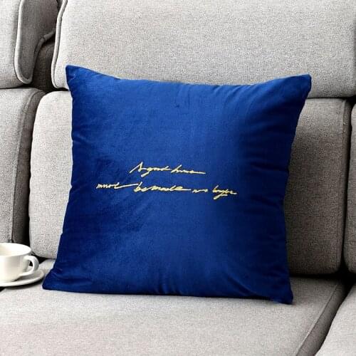 45x45cm Decorative Pillow Cushion Cover Covers Customizable Letter Simplicity Pillowcase Decoration Car Home Living Room