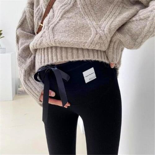 Autumn Winter High Waist Maternity Leggings For Pregnant Women Doll Pregnancy Leggings Pants Maternity Clothes