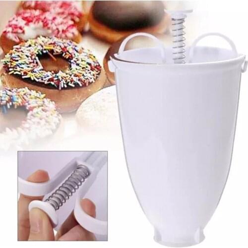 Plastic Manual Doughnut Machine Lightweight Fry Donut Maker DIY Baking Tool Milking Machine Dropshipping