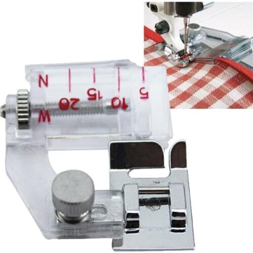 Useful Sewing Accessories Snap-On Adjustable Bias Binder Presser Foot Feet For Sewing Machines Household Sewing Tools YH-460131
