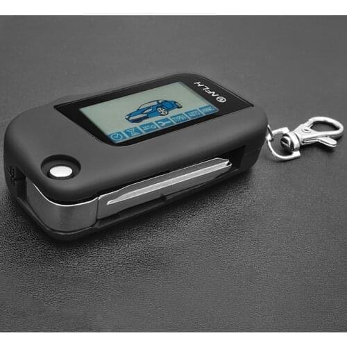 A93 LCD Remote Control Starter Key Fob Chain for Twage Starline A93 Russian version Two Way Car Burglar Alarm System keychain