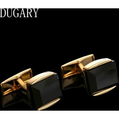 DUGARY Luxury shirt cufflinks for mens Brand cuff buttons cuff links gemelos High Quality Square wedding abotoaduras Jewelry