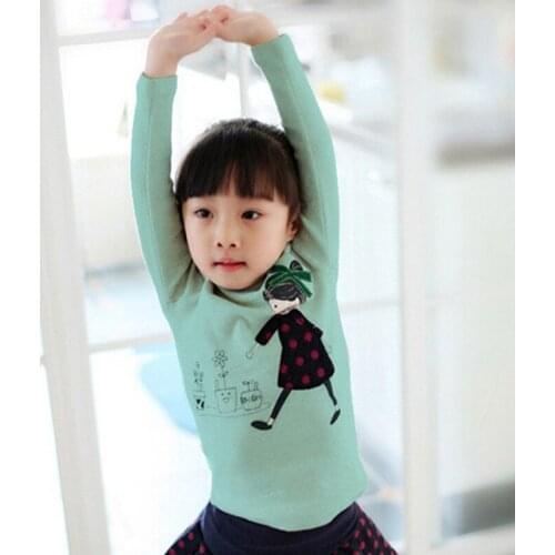 2017 Autumn Baby Girls Shirts Long Sleeve Children Clothing Bow Collar Patchwork Girl Blouses Kids Clothes 3-12years B0693