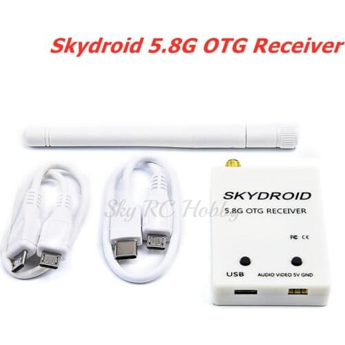 Skydroid UVC Single Control OTG 5.8G 150CH Channel Video Transmission Downlink Audio Mini FPV Receiver for Android Phone