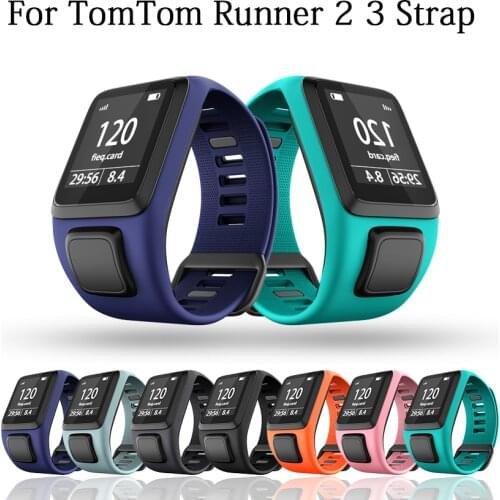 For TomTom Runner 2 3 spark plug 3 GPS 3 Watch Sports Replacement Wrist band Tom 2 3 series silicone smart accessories bracelet