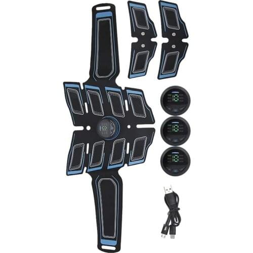 Abs Stimulating Belt Muscle Toner Abdominal Toning Belt for Body Electrical Muscle Abs Stimulator At Home Office