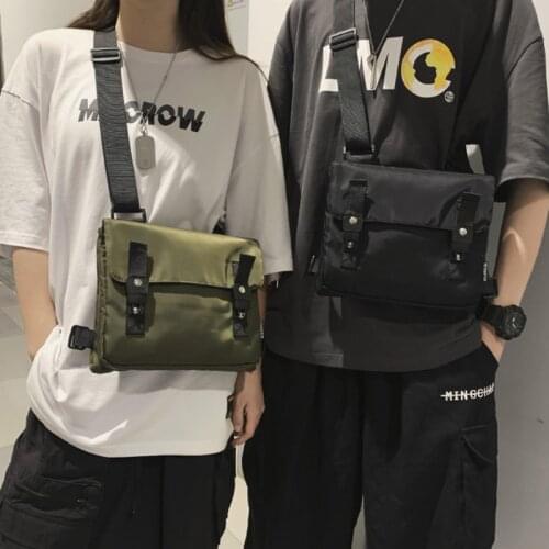 Japan Style Shoulder Bag Man Nylon Messenger Bag Casual Multifunctional Chest Bag Street Trend Satchel bag