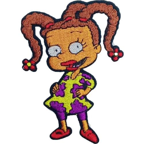 Susie Carmichael Embroidered Patches for Clothing Cartoon Custom Iron-On or Sew-On Retro Patches Vintage Cool Badges DIY