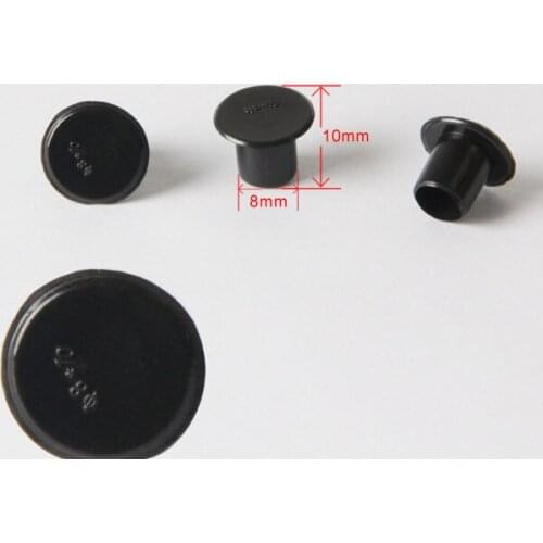 YILONG 1000pcs 8*10mm Black Plastic Disposable Tattoo Ink Holder Cups Pigment Supplies Permanent Makeup