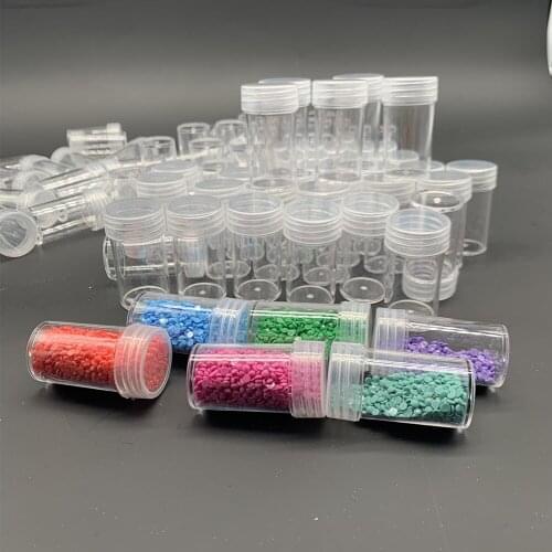 60/90 Bottles DIY 5D New Brand Diamond Painting Square/Round Drill Cross Stitch Tools Embroidery Mosaic Accessories Tools Bottle