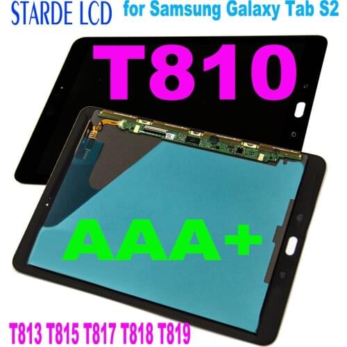 9.7" for Samsung Galaxy Tab S2 SM-T810 T813 T815 T817 T818 T819 LCD Display + Touch Screen Digitizer Assembly