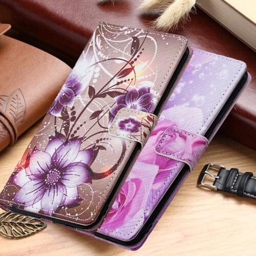 Cute Flower Leather Wallet Case For Samsung Galaxy A31 A21S A01 A41 A51 A71 A10S A20S A30S A50 S10 J4 J6 Plus Flip Cover Shell