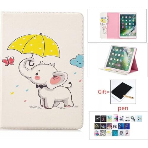 Tablet Cases for iPad Pro 10.5 A1701 A1709 Case PU Leather Smart Cover Holder Auto Sleep/Wake For iPadPro 10. 5' 2017 + pen