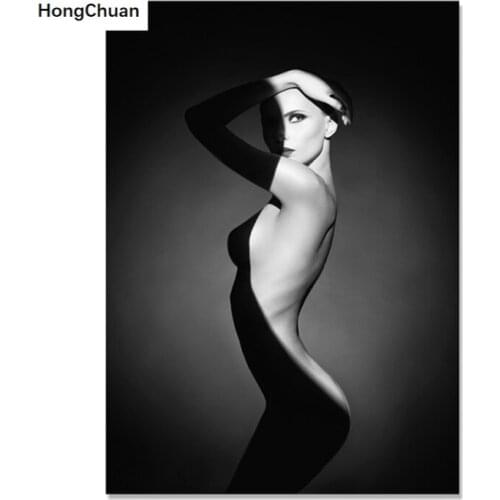 Sexy woman figure fast delivery 5D DIY square/round diamond painting embroidery mosaichome decoration cross stitch giftsnew year