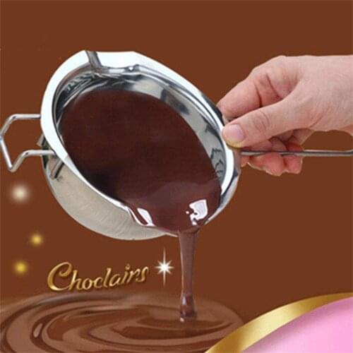 Stainless Chocolate Butter Melting Pot Pan Home Kitchen Milk Bowl Double Boiler DIY Candle Soap Chocolate Handmade Soap Tool