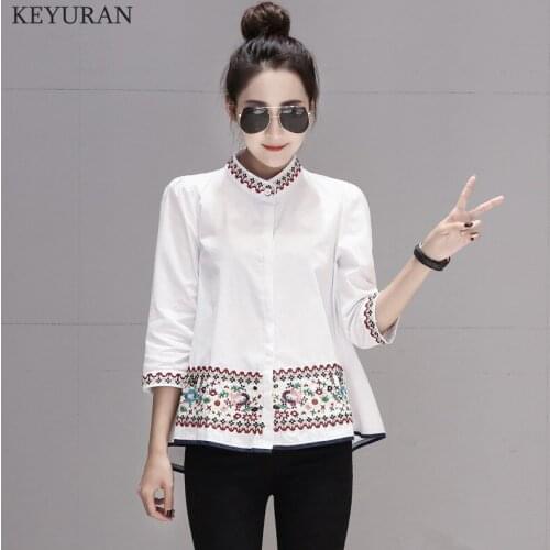 KEYURAN Womens White Shirts