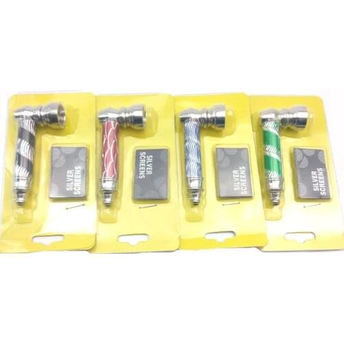 High Quality Carved Pattern Metal Pipes Creative Jamaica Rasta Tobacco Pipe Smoking Pipe Gift Mill Smoke Narguile Grinder