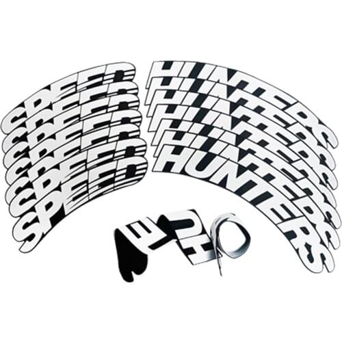 SPEED HUNTERS Tire Sticker Car And Motorcycle Tire Modified Letter Stickers Automotive Interior Supplies Drop Shipping Hot