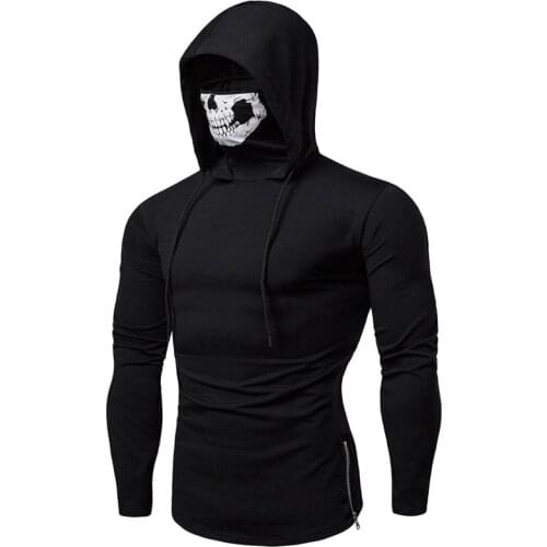 QNPQYX New Long Sleeve Cosplay Hoodies Men Autumn Thin Sweatshirt Male Sporting Slim Fit Streetwear Solid Pullover Street Hoody
