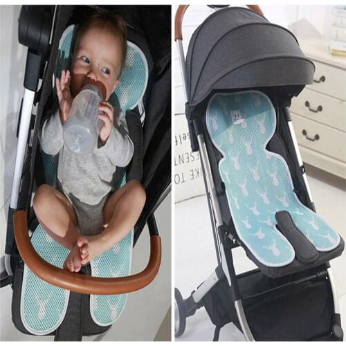 Summer Stroller Cooling Pad 3D Air Mesh Breathable Stroller Mat Mattress Baby Car Seat Cover Cushion for Newborn 33x67CM