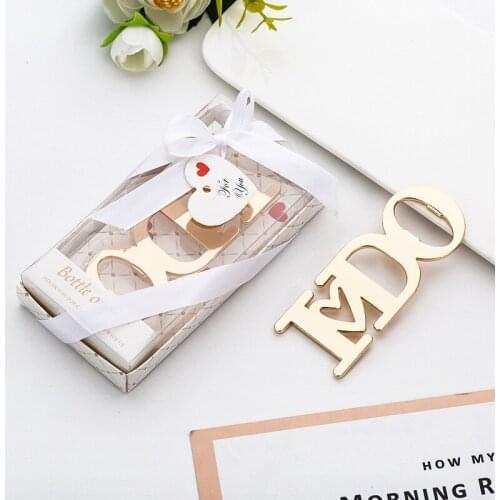 I DO Skeleton Bottle Opener Wedding Favor Gift Guest Gifts On Wedding Party Silver Bottle Opener With Box Tag And Ribbon