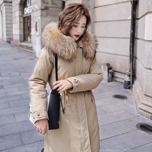 Pake Cotton Padded Clothes Loose Winter Coat New Enlarged Womens Wool Cotton Padded Jacket Clothes Medium Length Coat