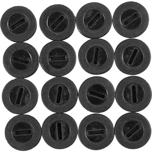 16 Pieces 16Mm Diameter Motor Plastic Carbon Brush Holder Caps Cover