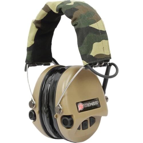 TAC-SKY SORDIN IPSC silicone hunting headphones tactical electronic shooting protective earmuffs noise reduction headphones-DE